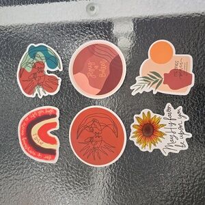 Nature & Scripture Stickers - #46 - Set of 6 - NWOT